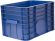 Ящик 710х500х455 сплошной синий Ящик 710х500х455 сплошной синий