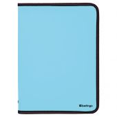 Папка на молнии Berlingo "Instinct" А4, 500мкм, аквамарин