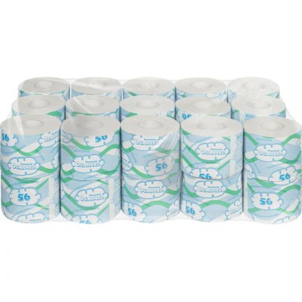 Бумага туалетная Бумажное облачко на втулке 1сл 54м 30рул/уп Бумага туалетная Бумажное облачко на втулке 1сл 54м 30рул/уп