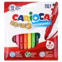Фломастеры утолщенные CARIOCA (Италия) "Bravo", 12 цветов, суперсмываемые, 42755 Фломастеры утолщенные CARIOCA (Италия) "Bravo", 12 цветов, суперсмываемые, 42755