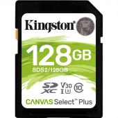 Карта памяти Kingston Canvas Select Plus SDXC UHS-I Cl10, SDS2/128Gb Карта памяти Kingston Canvas Select Plus SDXC UHS-I Cl10, SDS2/128Gb