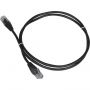 Патч-корд TWT TWT-45-45-1.5-BK UTP кат.5e, 1.5 м, черный