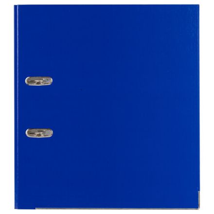 Папка-регистратор, покрытие пластик, 50 мм, ПРОЧНАЯ, с уголком, BRAUBERG, синяя, 226590
