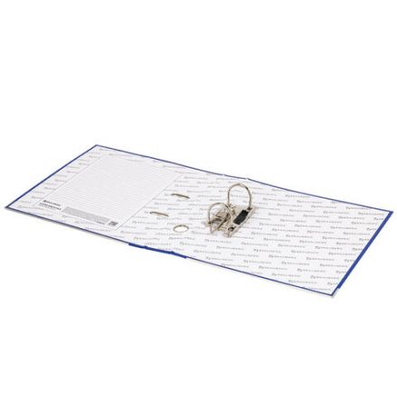 Папка-регистратор, покрытие пластик, 50 мм, ПРОЧНАЯ, с уголком, BRAUBERG, синяя, 226590