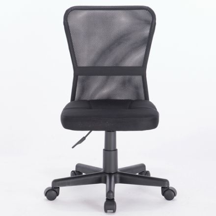 Кресло компактное BRABIX "Smart MG-313", без подлокотников, черное, 531843