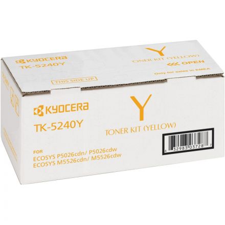 Тонер-картридж Kyocera TK-5240Y желтый оригинальный