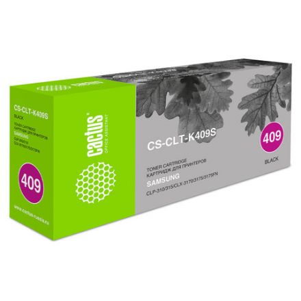 Картридж лазерный CACTUS (CS-CLT-K409S) для SAMSUNG CLP-310/315, черный, ресурс 1500 страниц Картридж лазерный CACTUS (CS-CLT-K409S) для SAMSUNG CLP-310/315, черный, ресурс 1500 страниц