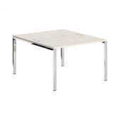 Стол 2-х местный XGWST 1214.1 Сосна Эдмонт/Нержавейка полированная 1200х1406х750 XTEN GLOSS