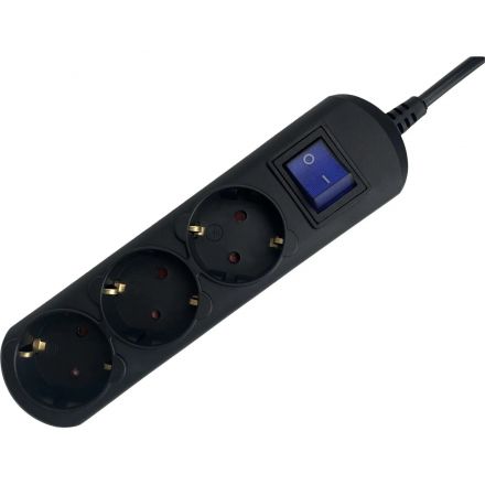 Удлинитель Power Cube 3р/1,5 м с/з с выкл 16А черн (PC-7B-1,5M) Удлинитель Power Cube 3р/1,5 м с/з с выкл 16А черн (PC-7B-1,5M)