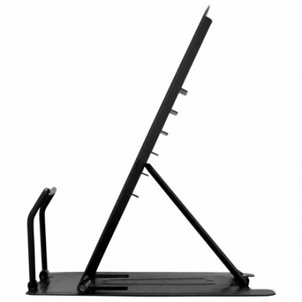 Подставка для книг и учебников ЮНЛАНДИЯ "Space", регулируемый наклон, металлическая, 237577