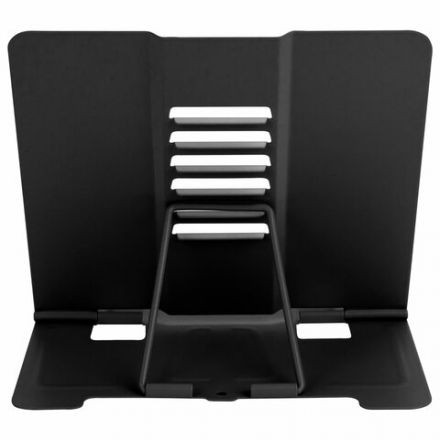 Подставка для книг и учебников ЮНЛАНДИЯ "Space", регулируемый наклон, металлическая, 237577