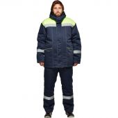 Костюм рабочий зимний муж з45-КПК син/лимон (р.52-54) 158-164 Костюм рабочий зимний муж з45-КПК син/лимон (р.52-54) 158-164