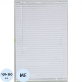 Жалюзи Комус Мебель алюминиевые 160x160см, белые