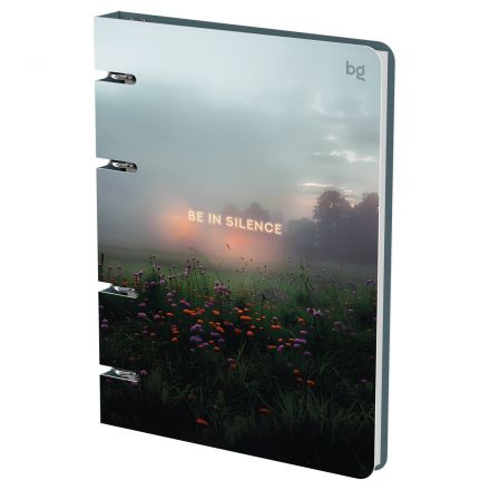 Тетрадь на кольцах А5, 120л., BG "Тишина", картон, софт-тач ламинация Тетрадь на кольцах А5, 120л., BG "Тишина", картон, софт-тач ламинация