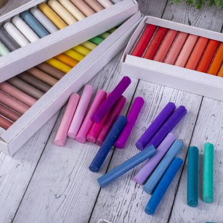 Пастель сухая художественная BRAUBERG ART DEBUT, 72 цвета, круглое сечение, 181463