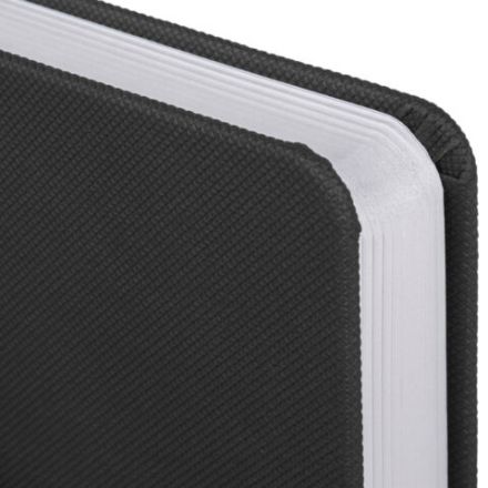 Ежедневник датированный 2026, А5, 138x213 мм, BRAUBERG "Control", под кожу, держатель для ручки, черный, 117126