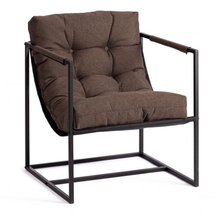 Кресло Charli/Чарли рогожка, коричневый, 3М7-147, 70х70х84 см Кресло Charli/Чарли рогожка, коричневый, 3М7-147, 70х70х84 см