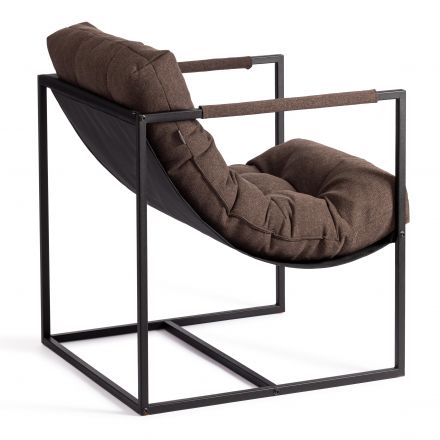 Кресло Charli/Чарли рогожка, коричневый, 3М7-147, 70х70х84 см Кресло Charli/Чарли рогожка, коричневый, 3М7-147, 70х70х84 см