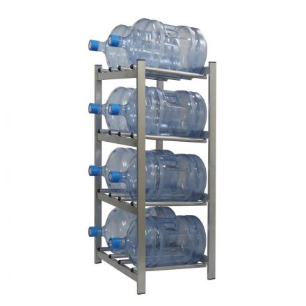 Стеллаж для воды Бомис-8 на 8 тар металлик 640x440x1155 мм