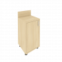 Light Тумба (узкая) с полкой и бортиком С-ТУ-40 (L) Акация 400*400*750