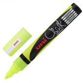 Маркер меловой Uni Chalk жёлтый (толщина линии 2.5 мм)