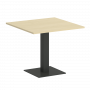 Home Office Стол квадратный VR.SP-5-90.2 Клён/Антрацит металл 900*900*750