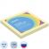 Стикеры ATTACHE Bright colours с клеев.краем 76х76 желтый 100л