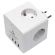 Сетевой фильтр CABLEXPERT Cube, 4 розетки, 16 А, 1 x Type-C PD, 3 х USB, белый, CUBE-4-СU3-W Сетевой фильтр CABLEXPERT Cube, 4 розетки, 16 А, 1 x Type-C PD, 3 х USB, белый, CUBE-4-СU3-W