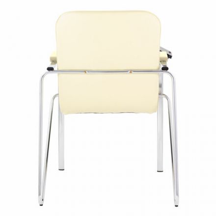 Кресло со столом BRABIX "Samba CF-108 BOX-2", хром каркас, кожзам бежевый, разобрано, 533219 Кресло со столом BRABIX "Samba CF-108 BOX-2", хром каркас, кожзам бежевый, разобрано, 533219