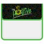 Папка для тетрадей 1 отделение, ArtSpace "Positive smile", А5, пластик, на липучке