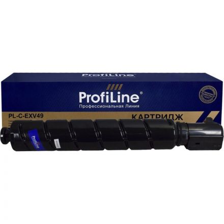Тонер-картридж ProfiLine C-EXV49 BK (8524B002) чер. для Canon iR-ADV C33xx