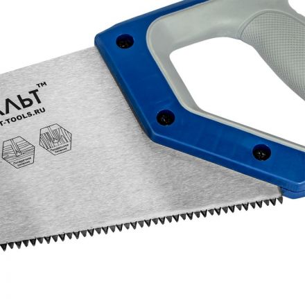 Ножовка по дереву КОБАЛЬТ 400 мм, шаг 3,5 мм/ 7 TPI, закаленный зуб 246-111