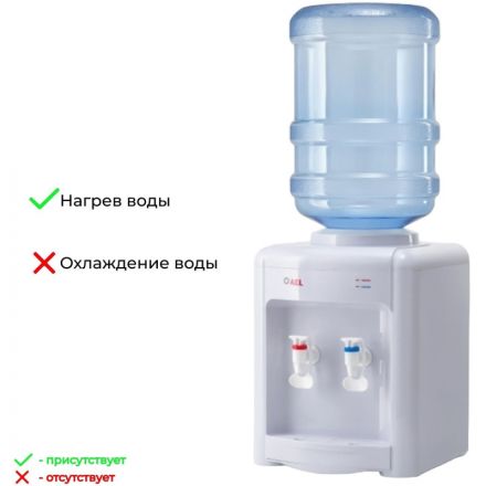 Кулер для воды AEL TK-AEL-340 v.2 белый Кулер для воды AEL TK-AEL-340 v.2 белый