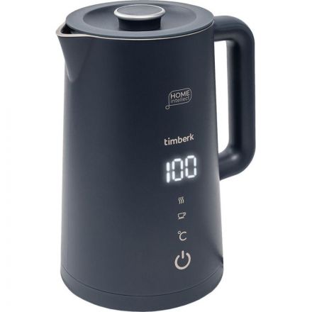 Чайник электрический Timberk T-EK21S104WF, 2200Вт, 1.7л, Wi-Fi, черный