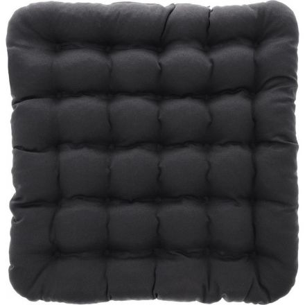 Подушка декоративная Smart-Textile Уют 40х40 см лузга гречихи/смесовый со стежкой серая