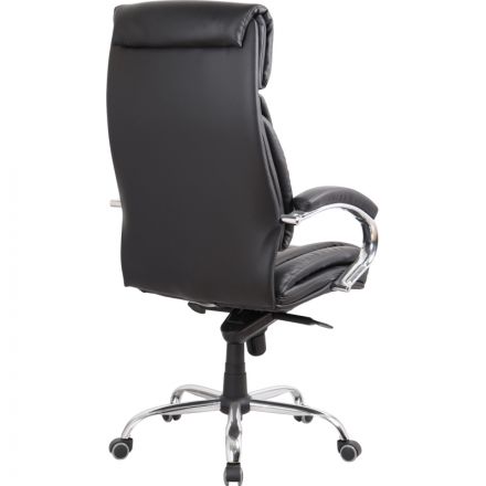 Кресло BN_SH_EChair-516 TPU кожзам черный, хром Кресло BN_SH_EChair-516 TPU кожзам черный, хром