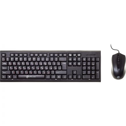 Клавиатура + мышь Oklick 620M клав:черный мышь:черный USB