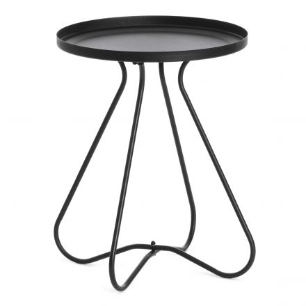 Столик журнальный GLAND, металл, 40*40*45см, черный Столик журнальный GLAND, металл, 40*40*45см, черный