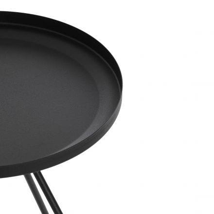 Столик журнальный GLAND, металл, 40*40*45см, черный Столик журнальный GLAND, металл, 40*40*45см, черный