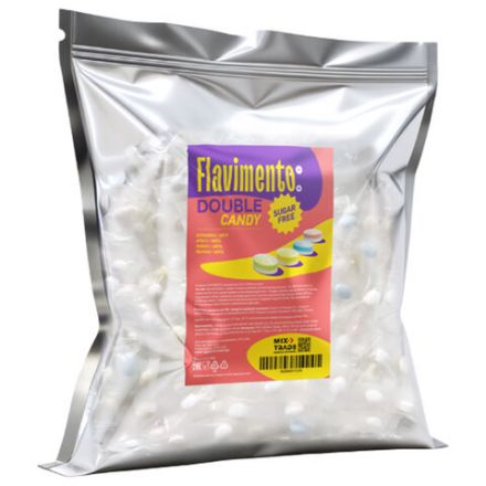 Конфеты освежающие FLAVIMENTO "Double Candy", ассорти вкусов, БЕЗ САХАРА, 500 г, УТ-00003142