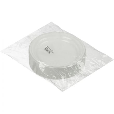 Тарелка одноразовая d=165мм, белая, ПС 2400 шт/кор (1273207)