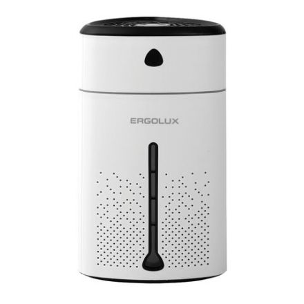 Увлажнитель воздуха ERGOLUX ELX-HUM01-C01, объем бака 1 л, 5 Вт, подсветка, белый Увлажнитель воздуха ERGOLUX ELX-HUM01-C01, объем бака 1 л, 5 Вт, подсветка, белый