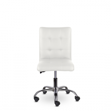 Кресло СН-211 Пронто хром S-0402 (белый) Кресло СН-211 Пронто хром S-0402 (белый)