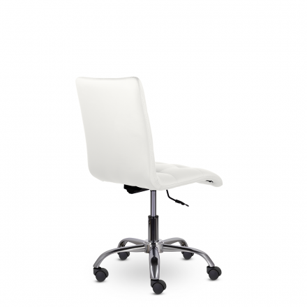 Кресло СН-211 Пронто хром S-0402 (белый) Кресло СН-211 Пронто хром S-0402 (белый)