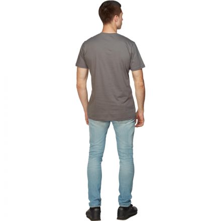 Футболка (160г) с кор.рукавом т.сер.(L)