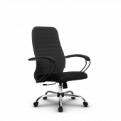 Кресло Метта SU-CP-10 темно-серое/черное Ch