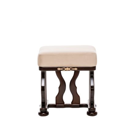 Банкетка Leset "Джульетта", Орех, V18 бежевый, Ткань Велюр