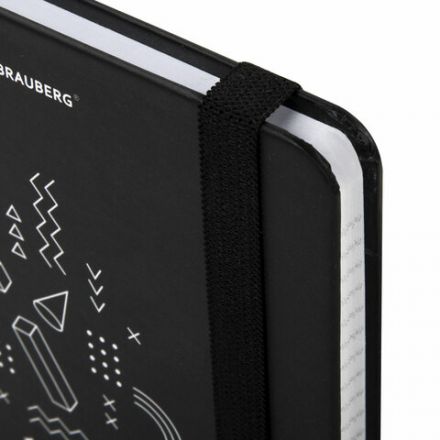 Блокнот с резинкой в клетку 96 л., МАЛЫЙ ФОРМАТ А6 (109х148 мм), твердая обложка, BRAUBERG, "Elements", 113736 Блокнот с резинкой в клетку 96 л., МАЛЫЙ ФОРМАТ А6 (109х148 мм), твердая обложка, BRAUBERG, "Elements", 113736