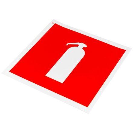 Знак пожарной безопасности "Огнетушитель", КОМПЛЕКТ 10 штук, 100х100 мм, пленка, F04 Знак пожарной безопасности "Огнетушитель", КОМПЛЕКТ 10 штук, 100х100 мм, пленка, F04