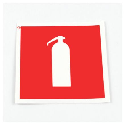 Знак пожарной безопасности "Огнетушитель", КОМПЛЕКТ 10 штук, 100х100 мм, пленка, F04 Знак пожарной безопасности "Огнетушитель", КОМПЛЕКТ 10 штук, 100х100 мм, пленка, F04